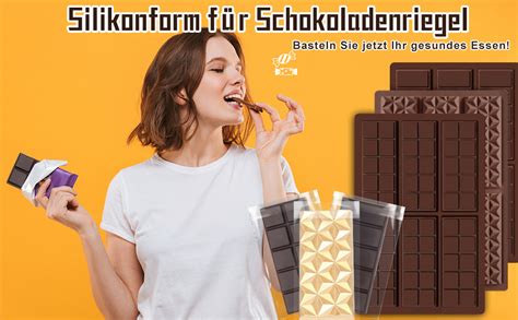 Diaxilu Schokoladenform Silikon St Ck Tafeln Tief Schokoladentafel