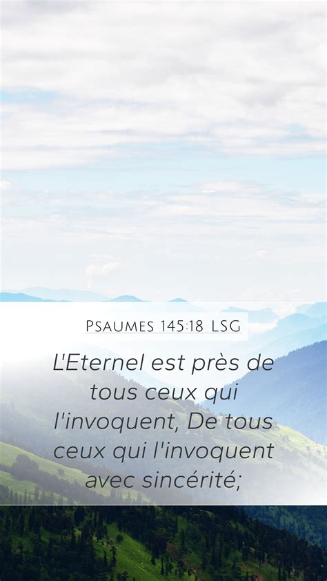 Psaumes Lsg Mobile Phone Wallpaper L Ternel Est Pr S De Tous