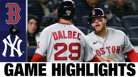 Red Sox vs. Yankees Game Highlights (4/10/22) | MLB Highlights - Win ...