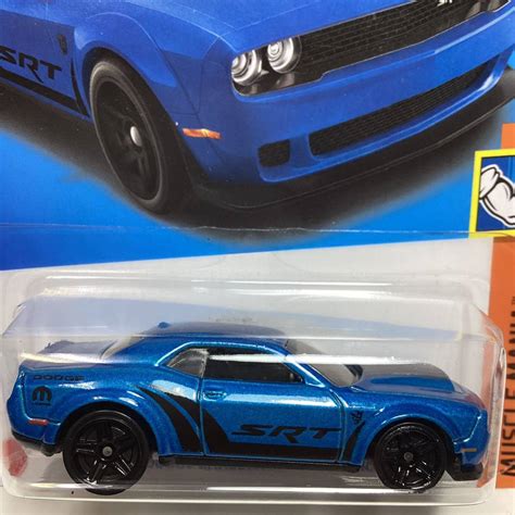 ホットウィール ダッジ チャレンジャー SRT デーモン 水色 Hot Wheels 乗用車 売買されたオークション情報yahoo