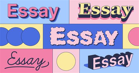 Types Of Essay Writing In English Language With Examples