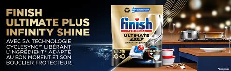 Finish Ultimate Plus Infinity Shine Pastilles Lave Vaisselle