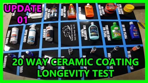 Ceramic Coating Longevity Test 20 WAY UPDATE 01 CQuartz NuFinish