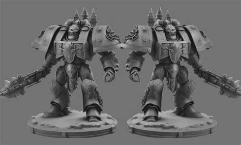 Sculpt 3d Warhammer 3d Model Miniature Bjd Figurine For 3d Printing