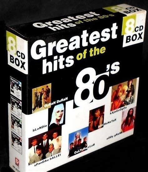 Tunel Do Tempo Music Greatest Hits Of The 80 S 8 CDs Box Set 1998