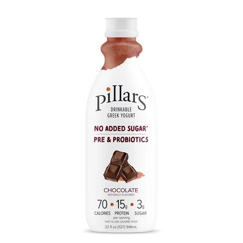 Chocolate 32 Oz — Pillars Drinkable Greek Yogurt