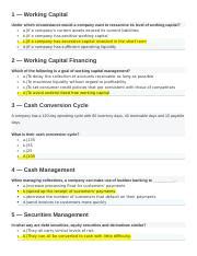 Sophia Principles Of Finance Unit Challenge Docx Working