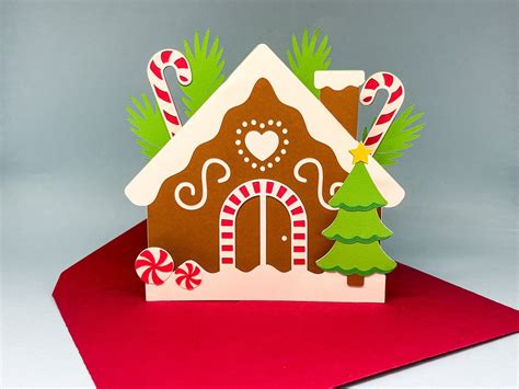 Lebkuchen Svg Lebkuchenhaus Svg Weihnachtskarte Svg Weihnachts Pop