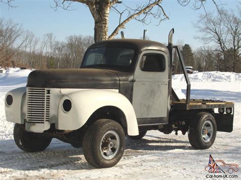 1948 International Flat Bed Truck Pickup 4x4 Rat Rod Street Rod V8 Classic