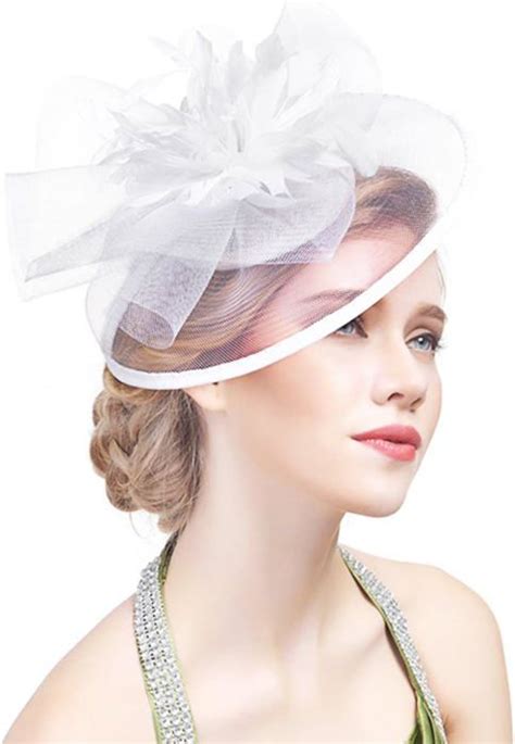 Bibi Mariage Femme El Gant Fascinator Hat Vintage Chapeau Nuptiale