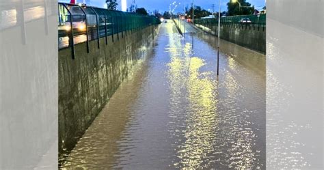 Otra Vez Paso Bajo Nivel De Ruta Sur Anegado Por Inundaciones En San