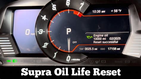 How To Reset Oil Life On Toyota Supra Clear Service Due