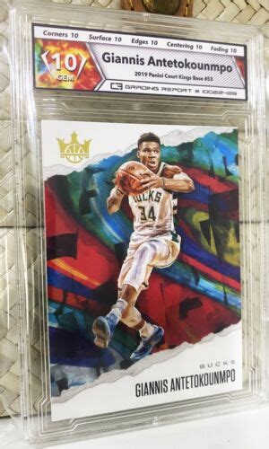 Panini Court Kings Giannis Antetokounmpo C Grading Ebay