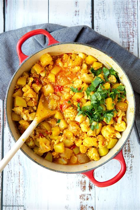 Aloo Gobi Blumenkohl Kartoffel Curry Artofit