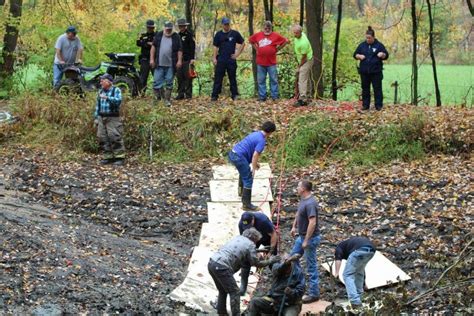 Firefighters Rescue Man Stuck In Drained Pond Wilmington News Journal