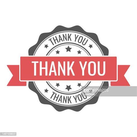 Thank You Badge High Res Illustrations Getty Images