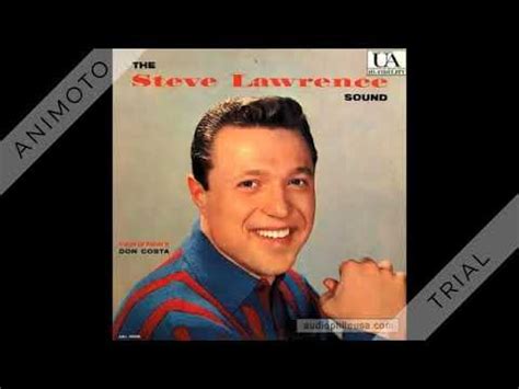 Steve Lawrence - Footsteps - 1960 - YouTube