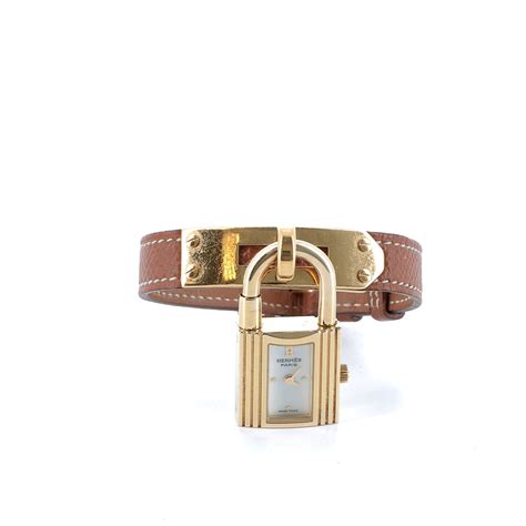 Bijoux Montre Hermès Kelly Marron d occasion Monogram Paris