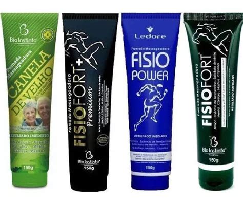 Kit Pomada Massageadora Canela De Velho Fisio Forts Mercadolivre