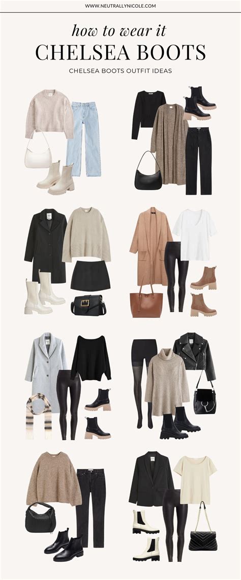 Chelsea Boots Outfits for Fall and Winter