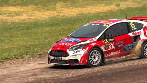 Dirt Rally Ford Fiesta Rallycross Lydden Hill England Eren Tekin