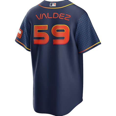 Nike Mens Houston Astros Valdez City Connect Replica Jersey Academy