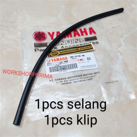 Jual Paket Selang Klip Spi Klem Kleman Pembuangan Bensin Karburator Mio