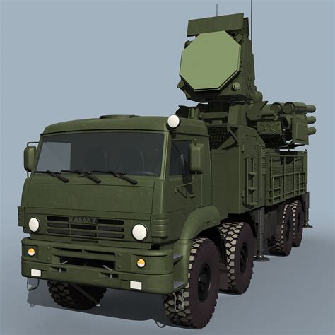 Sa Pantsir S D Model Xsi Lwo Max Obj Ds Flt Fbx