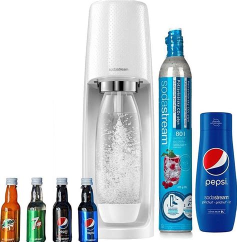 Sodastream Spirit White Pepsi Megapack Spo Lek Cz