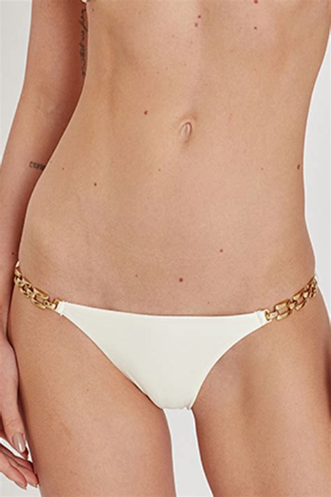 Bikini Bottoms Bottom Detailed Thin Off White Brand Lenny Niemeyer