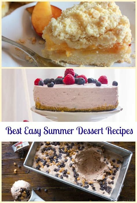 Best Easy Summer Dessert Recipes