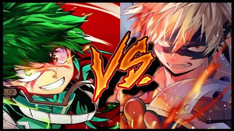 Midoriya Vs Bakugou Amv Anime Boku No Hero Youtube