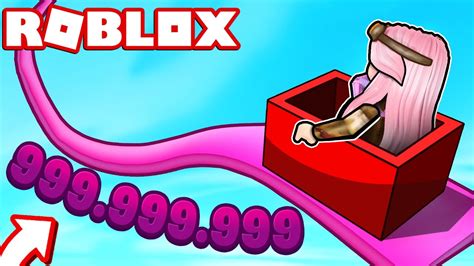 LO SCIVOLONE CON IL CARRELLO DA 999 999 METRI ROBLOX YouTube