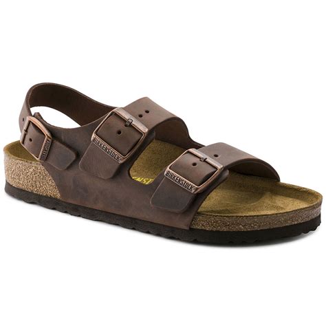 Birkenstock Milano Sandal Habana Oiled Leather Comfortable Shoes