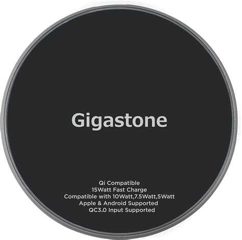 Gigastone Wireless Charger Qi Compatible 15w Wireless