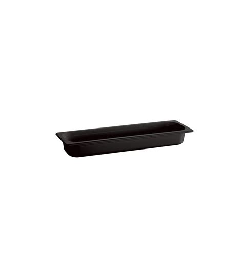 Container Gn H Cm Black Melamine Stellinox