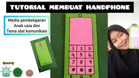 Tutorial Membuat Handphone Dari Kardus Untuk Media Pembelajaran AUD