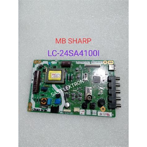 Jual MB MOTHERBOARD MAINBOARD MESIN TV LED SHARP LC 24SA4100I LC