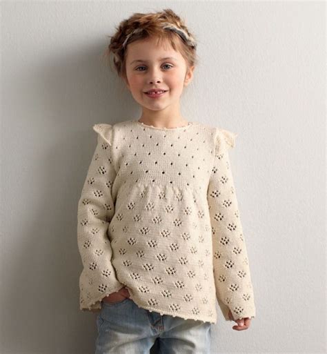 Modele Pull Enfant A Tricoter Pull Dentelle Tricot Et Tricot Enfant