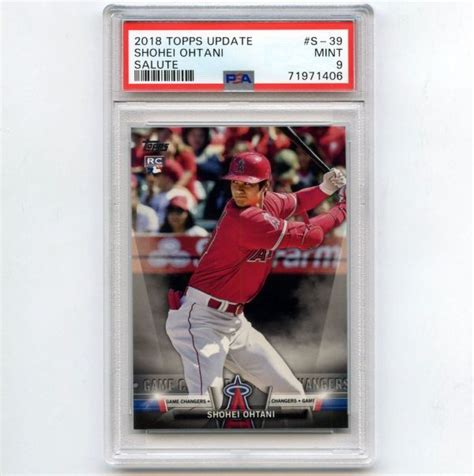 未使用に近いPSA 9 MINT 大谷翔平 2018 Topps Update Salute S 39 SHOHEI OHTANI