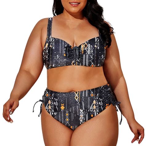 Baycosin Women S Sexy Bikini Plus Size Lace Up Multi Color Optional