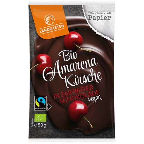 Bio Amarenakirsche In Zartbitterschokolade Glutenfrei