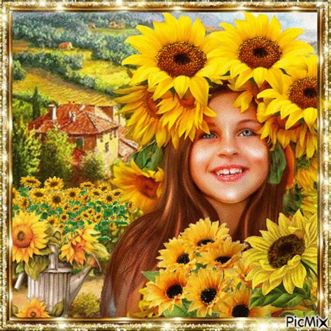 Belle Journ E Et Tournesols Anim Gratuit Picmix