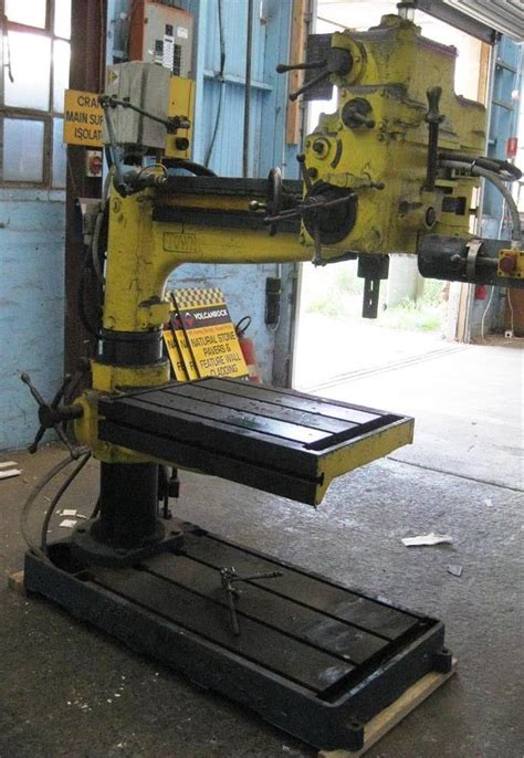 Fred Town And Son Industrial Radial Arm Drill 42arm 3 Phase 415 Volt