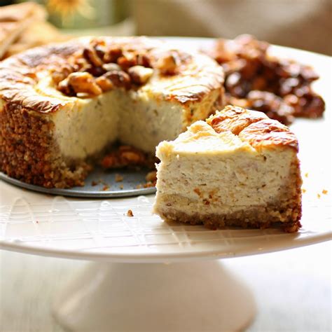 Hungry Couple Savory Cheesecake With Honeyed Walnuts