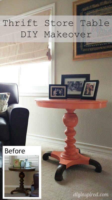 Refurbishing Furniture A Thrift Store Makeover DIY Inspired