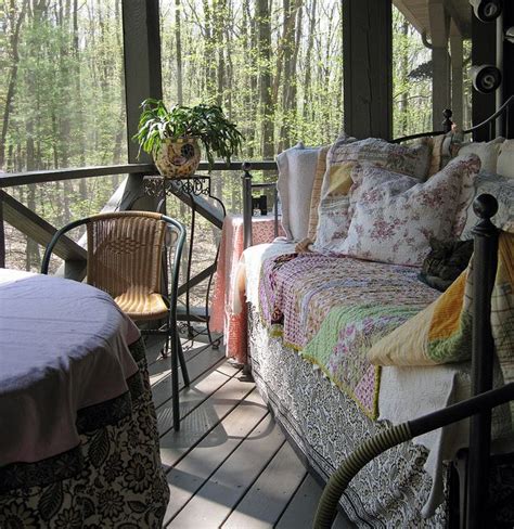 I Love Love This Sleeping Porch Porch Swing Bed Porch And Balcony House With Porch Sun