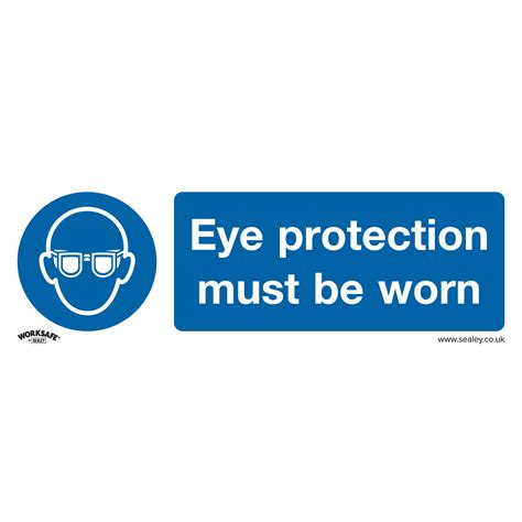 Safety Sign Wear Eye Protection Ss11v1 Worksafe By Sealey