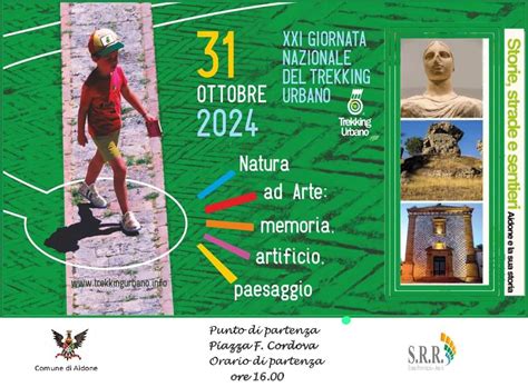 Giornata Nazionale Del Trekking Urbano 2024 Alla Scoperta Della