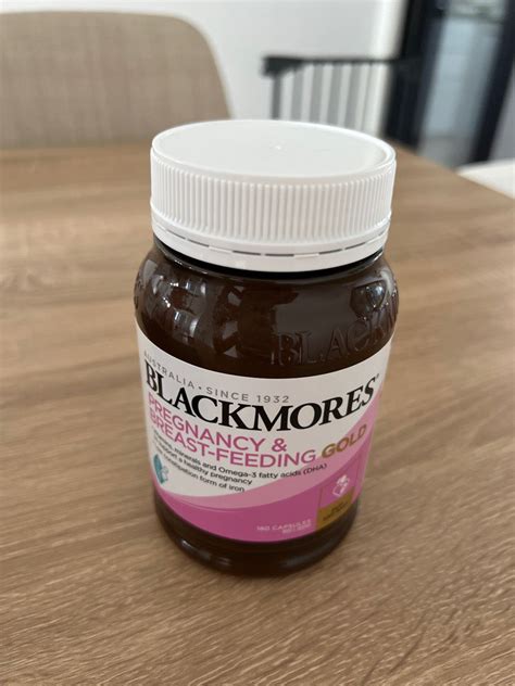 Blackmores Pregnancy Breastfeeding Gold 180 Capsules Health